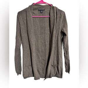 Banana Republic Brown Open Cardigan size Small 100% Cotton